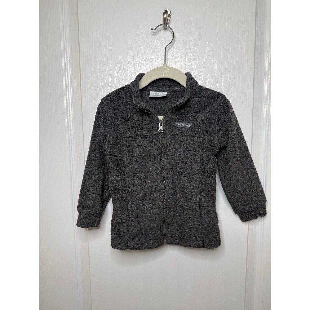 Columbia Gray Fleece Full Zip Jacket 18-24 Months